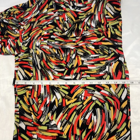 Premise Easy Pants Stretch Women 3X Techno Rave Festival Flowy Artsy Groovy Bold - Picture 5 of 6